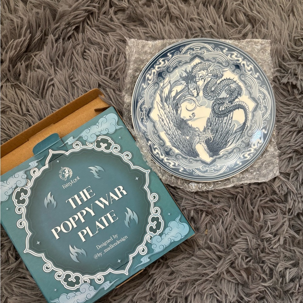 Fairyloot The Poppy War Plate